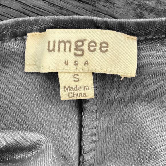 Umgee Velvet Embroidered Cold Shoulder Top Women's S Boho Fairy‎ Lightweight - Picture 6 of 8